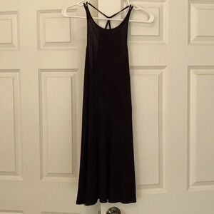 Express razorback dress size small black midi